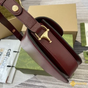 cận cảnh Túi nữ Gucci Horsebit 1955 small màu đỏ 602204