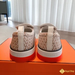 chất liệu Giày Hermes nam sneaker Slip-on màu nâu CKH41264