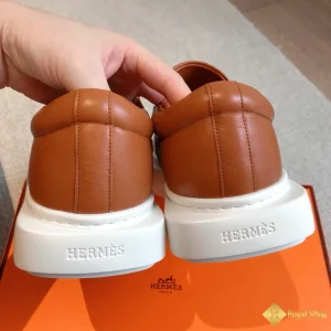 chất liệu Giày Hermes nam sneaker Slip-on màu nâu CKH41269