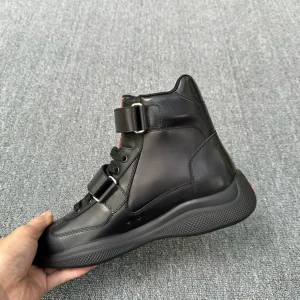 chất liệu Giày boot Prada nam kiểu cài CKP4264