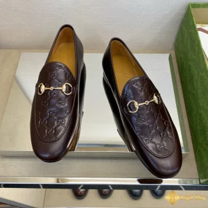 chất liệu Giày loafer Gucci nam màu nâu CKG421572093