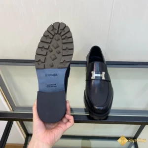 chất liệu Giày nam loafer Hermes CKH424