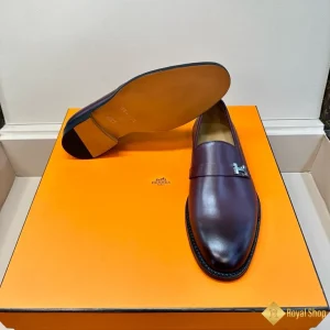 chất liệu Giày nam loafer Hermes CKH432