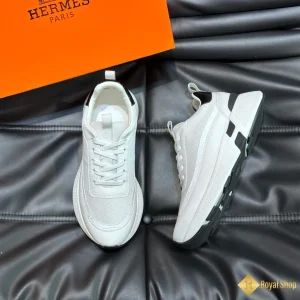 chất liệu Giày sneaker Hermes nam Heros trắng CKH41514