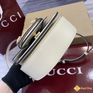 chất liệu Túi nữ Gucci Horsebit 1955 mini viền trắng 781387