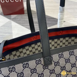 chất liệu Túi nữ Gucci Totissima medium tote ‎màu xám 788203