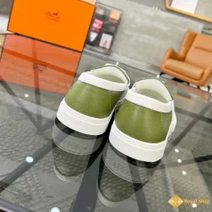 chi tiết Giày Hermes nam sneaker Slip-on green CKH41257