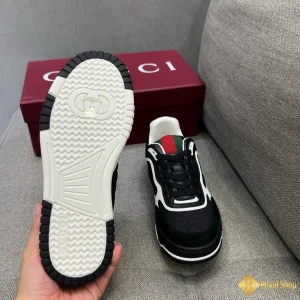 chi tiết Giày Sneaker Gucci nam Re-web đen CKG430200