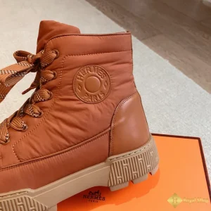 chi tiết Giày boot Hermes nam màu nâu CKH4154