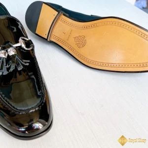 chi tiết Giày loafer Gucci nam da bóng CKGC240027