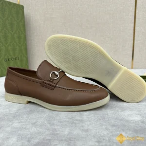 chi tiết Giày loafer Gucci nam nâu CKG421082093