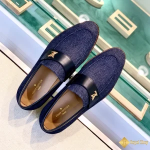 chi tiết Giày loafer LV nam da lộn CKLV24083