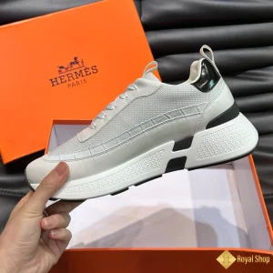 chi tiết Giày sneaker Hermes nam Heros trắng CKH41514