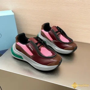 chi tiết Giày sneaker Prada nam Systeme màu hồng đỏ CKP41265