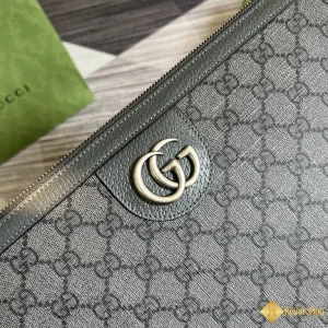 chi tiết Túi Clutch Gucci nam cầm tay  Supreme màu xám 674078