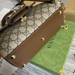 chi tiết Túi nữ Gucci Gucci Horsebit 1955 màu nâu 703848-702049