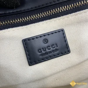 chi tiết Túi nữ Gucci Horsebit 1955 small shoulder viền đen 815178