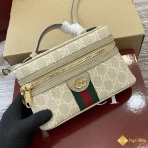 chi tiết Túi nữ Gucci Ophidia super mini màu be 816357