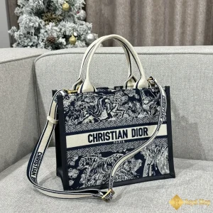 chi tiết Túi nữ Small Dior Book Tote black M1325