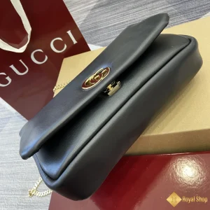 chi tiết Túi xách nữ Gucci GG Milano nhỏ màu đen 806016