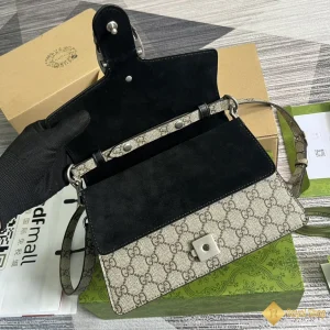 chi tiết Túi xách nữ Gucci Small Dionysus be phối đen 739496