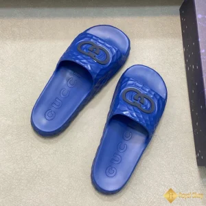 cùng ngắm Dép Gucci nam slide xanh da trời CKG4175