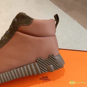 cùng ngắm Giày sneaker Hermes nam Hightop nâu CKH41490