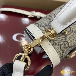 cùng ngắm Túi nữ Gucci Horsebit 1955 mini viền trắng 781387