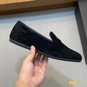 địa chỉ mua Giày Prada nam loafer da lộn đen CKP4353