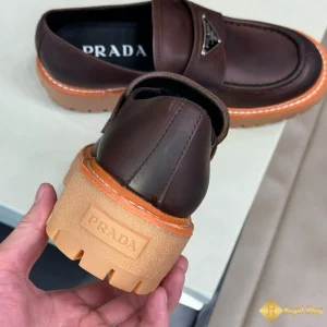 địa chỉ mua Giày Prada nam loafer nâu đen CKP4373