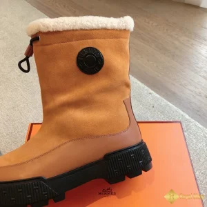 địa chỉ mua Giày boot Hermes nam màu nâu CKH4161