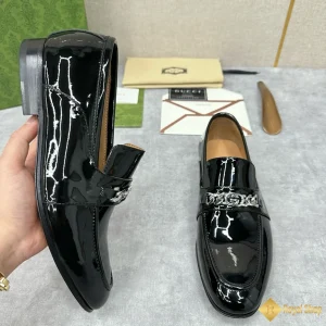 địa chỉ mua Giày loafer Gucci nam da bóng CKGC240012