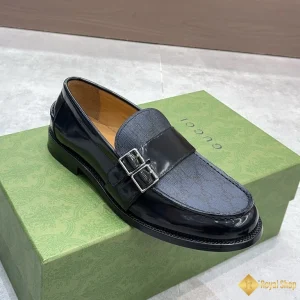 địa chỉ mua Giày loafer Gucci nam mặt xanh đậm CKGC240019