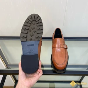 địa chỉ mua Giày nam loafer Hermes màu nâu CKH425