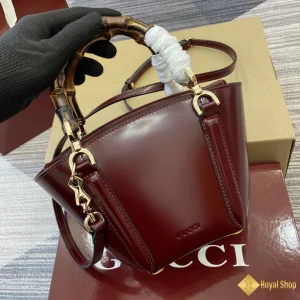 địa chỉ mua Túi nữ Gucci Mini Bamboo màu đỏ 805832