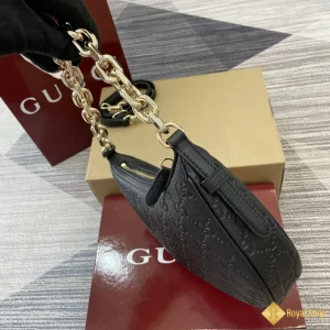 địa chỉ mua Túi xách Gucci nữ GG Emblem màu đen 815409 AAEEM 1000