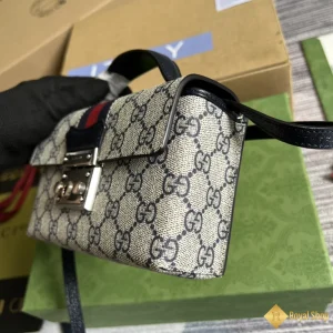 địa chỉ mua Túi xách nữ Gucci Padlock mini viền đen 652683