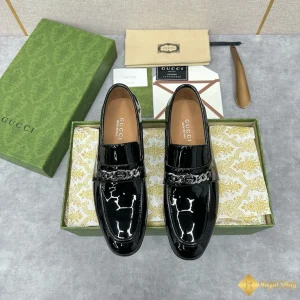 hình ảnh Giày loafer Gucci nam da bóng CKGC240012