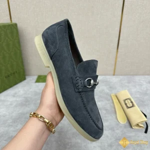 hình ảnh Giày loafer Gucci nam da lộn CKG421012093