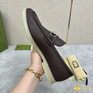 hình ảnh Giày loafer Gucci nam nâu trầm CKG421072093