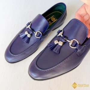 hình ảnh Giày loafer Gucci nam xanh da trời CKGC240032