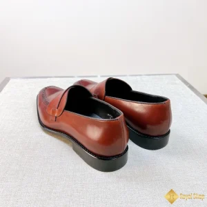 hình ảnh Giày loafer LV nam đỏ tía CKLV24043