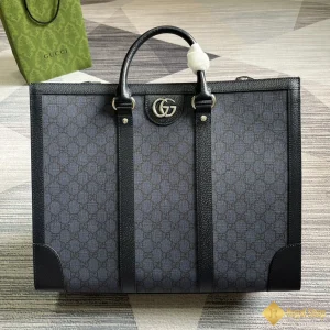 hình ảnh Túi Gucci nam Ophidia Tote màu xanh đậm 724665