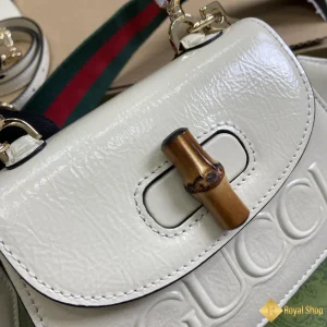 hình ảnh Túi nữ Gucci  Bamboo 1947 mini màu trắng 786482