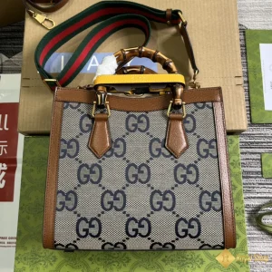 hình ảnh Túi nữ Gucci Diana small tote xám, nâu 702721