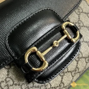 hình ảnh Túi nữ Gucci Horsebit 1955 mini màu đen GC703848