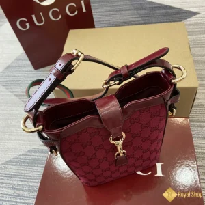 hình ảnh Túi nữ Gucci Mini bucket shoulder màu đỏ 782919