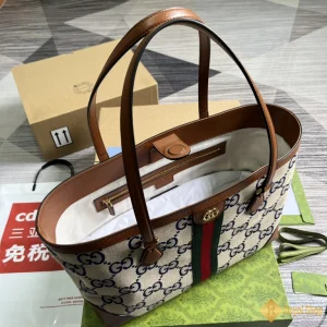 hình ảnh Túi xách nữ Gucci Ophidia Tote nâu, be 631685