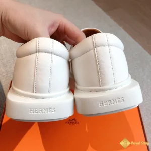 mẫu Giày Hermes nam sneaker Slip-on màu trắng CKH41270