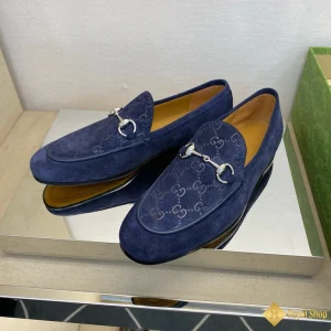 mẫu Giày loafer Gucci nam xanh da trời CKG421552093